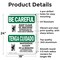 Signmission Safety Culture Sign, 18 in Width, Aluminum, Rectangle, Bilingual OS-2PACK-BC-A-1824-L-10001 - alternate 7